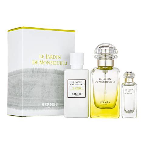 hermes le jardin de monsieur li edt|Hermes jardin perfume set.